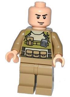 LEGO Minifigure-Colonel Hardy-Super Heroes / Man of Steel-SH079-Creative Brick Builders